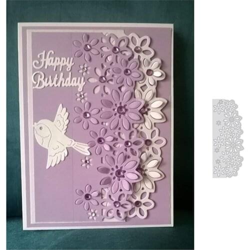 Metal Cutting Dies Lace Edge Flower Dies Template for DIY Scrapbooking Album Paper Cards Decor Crafts Stencil New Dies for 2019
