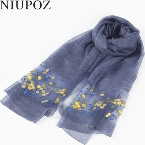 Женские шерстяные шарфы NIUPOZ China At AliExpress