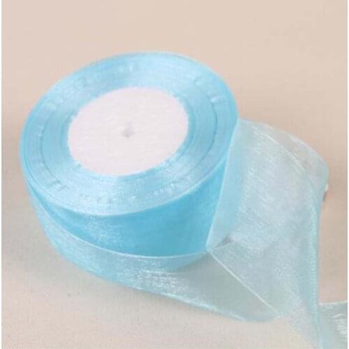 Wholesale 50mm 50Yards/Roll Cheap Organza Ribbon Decorative Gift Packing Wedding Crafts Christmas Gift Wrap Handmade DIY Materia