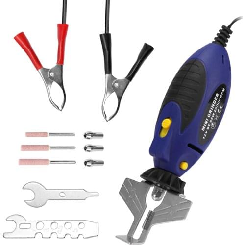 12V Chain Saw Grinding Machine Sharpener Chainsaw Electric Mini Handheld Grinder File Milling Machines Power Tool