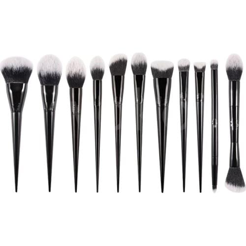 Powder Foundation Brush Blusher Concealer Bronzer Highlighter Eyeshadow Crease Blending Makeup Brush Set Kabuki Brush Kit