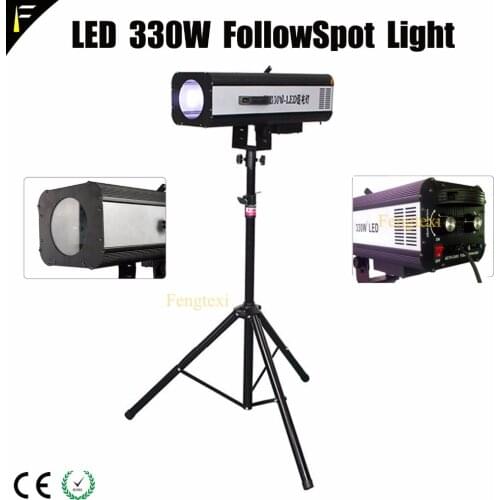 Portable 330w LED Followspot With Tripod Stand Focused Beam for Any Performance