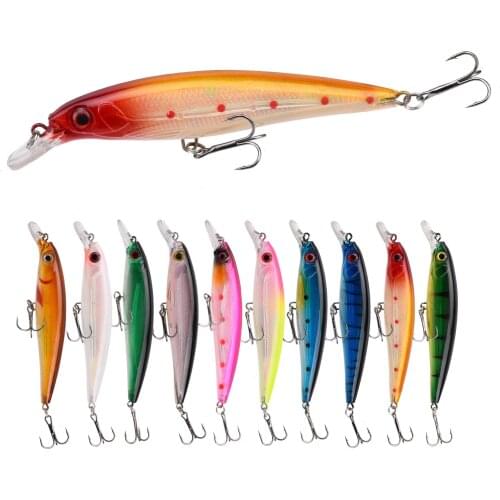 1 Pcs Small Fishing Bait Mino Slowly Sinking Pencil Bonic Bait 13.8g 11.2cm Wobblers Freshwater Fish Fake Lures