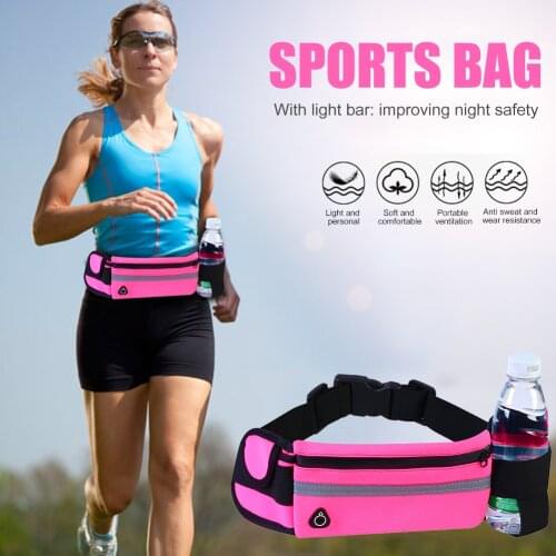 Professional Running Waist Bag Sports Belt Pouch Mobile Phone Case Men Women Hidden Pouch Gym Sports Bag Running Belt Waist Pack