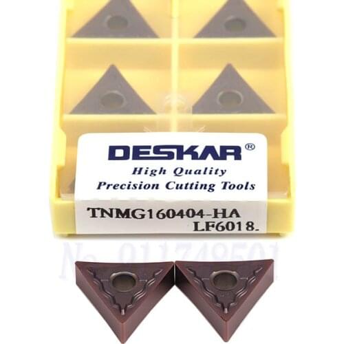 TNMG160404 HA LF6018 Carbide Inserts CNC Lathe Turning Tools TNMG160408 ​​HA LF6018 Cutting Blades Stainless Steel Turning Tools