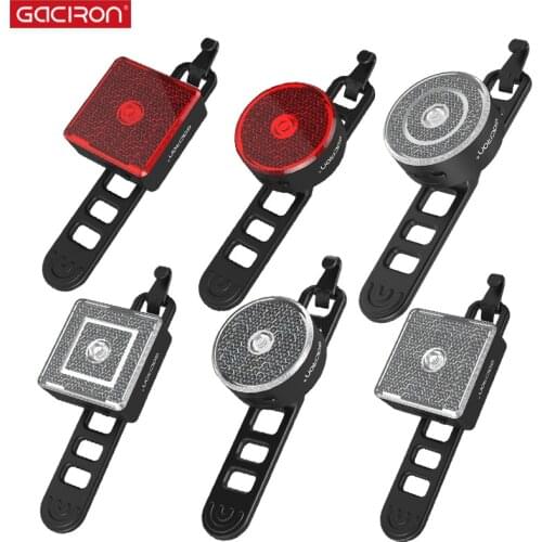 CACIRON 10-80 Lumens Smart Bicycle Warning Front Light Bike Spotlight Floodlight Safe Reflective Waterproof Warning Taillight