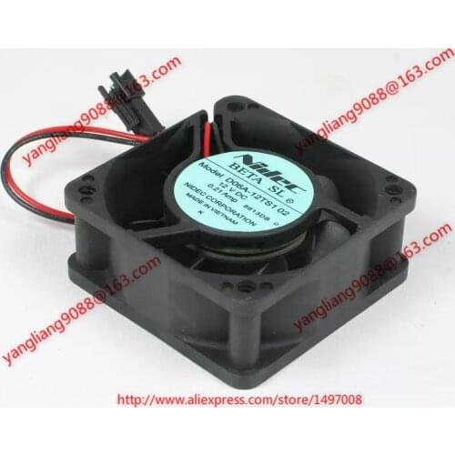 NIDEC D06A-12TS1 02 DC 5V 0.21A 60x60x25mm Server Cooling Fan