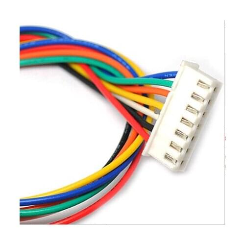 XH2.54MM 8P 200MM, 26AWG XH single head cable, Electronic line Connecting line,Color random delivery