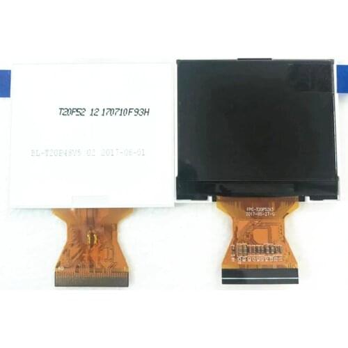 2.0 inch LCD screen FPC-T20P52V0 FPC-T20P52V3 T20P52 BL-T20P48V2 BL-T20P48V5 40P MCU RGB interface for 3C digital recorder DVR