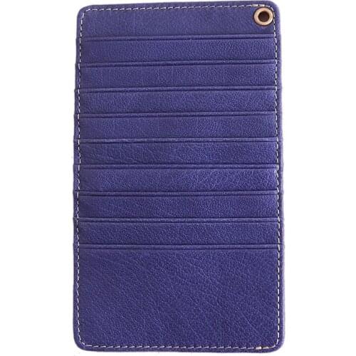 2021 New Hot Genuine Leather Mens Card Holder Famous Female Brand Card Case