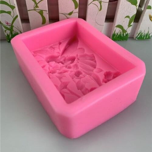 3D Angel Girl Fairy Silicone Handmade Soap Mold DIY Candle Making Mould Bakeware M68E