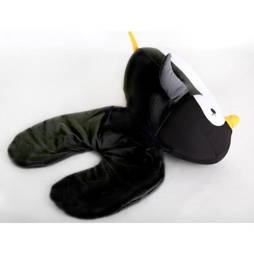 Deformable U-shape Neck Pillows Penguins Throw Pillow Office Nap Desktop Pad cushion Neck Supporter Seat Cushion Headrest