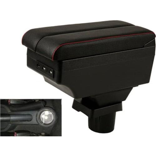 For Mini Coupe R50 R56 Armrest box double layer with usb interface