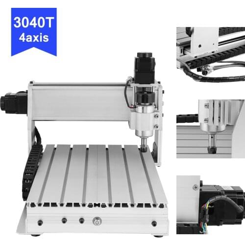 CNC Router 3040T 4 Axis Engraving Machine Cutter Desktop USB Milling Drilling Engraver Arts