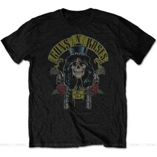Guns N' Roses 'Slash 85' T-Shirt NEW OFFICIAL Tee Shirt Loose Size 11 Colors Tshirt For Men Women