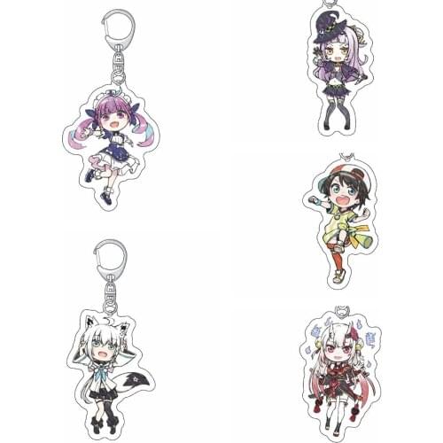 Hololive Youtuber Vtuber Special Offer Animation 6cm Single Sided Printing Acrylic Figure Keychain Anime Decoration 2ND