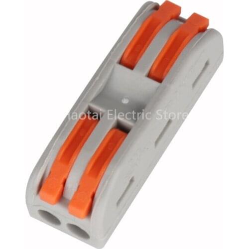 222-412 222-413 222-415 Compact Wire Wiring Connector Conductor Terminal Block With Lever 0.08-2.5mm2 214 218 SPL-2 3