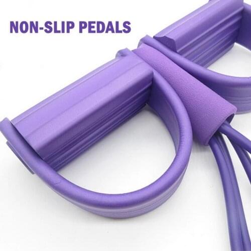 Hot Resistance Bands Weight Loss Fitness Equipment 4 Tube Tension Trainer Sports Foot Chest Pull Leg Latex Rope Gymnastics