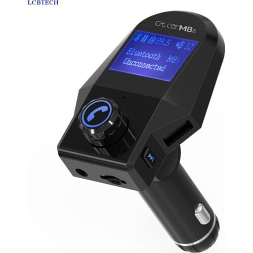 Universal Car Bluetooth MP3 Player Hands-free Car Kit Dual USB Car Charger Large LCD Screen Display For All Types Of Vehicles