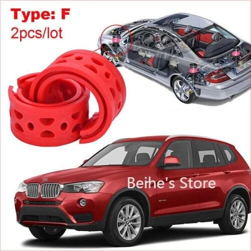 2pcs type F Front /Rear Car Shock Absorber Spring Bumper Power Cushion Buffer