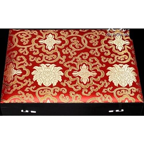 Luxury 12 Grid Slot Wooden Watch Storage Box Decoration Christmas Gifts Silk Brocade Jewelry Bracelet Case