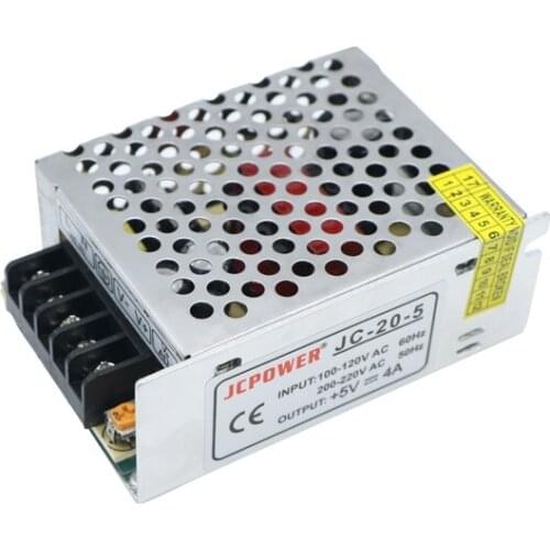 SZYOUMY 20W 5V 4A Power Supply Switching Transformer AC 110-220V Led Driver Adapter For WS2812B WS2811 WS2801 LED Strip Light