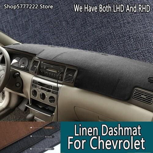 Car styling accessories carpet Linen noslip dashmat dashboard cover For Chevrolet Holden Trax/Tracker AVEO Lova RV camaro rs