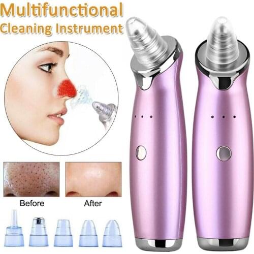 Usb Rechargeable Blackhead Remover Face Pore Vacuum Skin Care Acne Pore Cleaner Pimple Removal Vacuum Suction Cleaner Tools