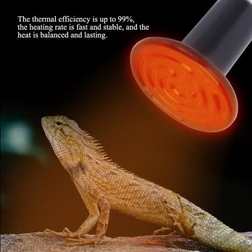 E27 Thicker Version Small Mini Reptile Animal Ceramic Heating Lamp Infrared Pet Heat Light Lamp 220V-240V