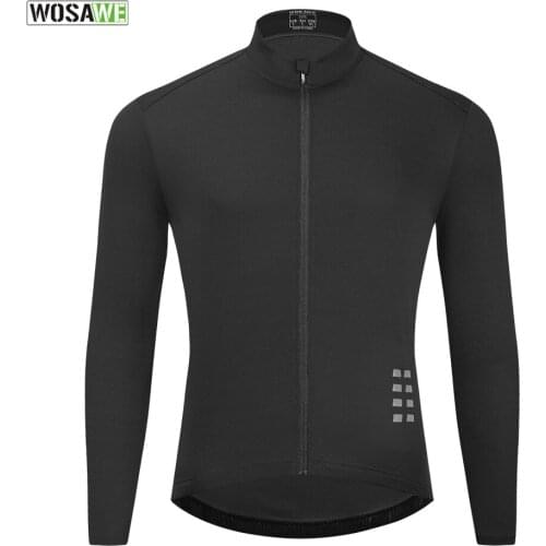 WOSAWE Cycling Jersey Men MTB Road Bike Jersey Ciclismo Quick Dry Breathable Mountain Bicycle Jersey Mujer Maillot Ciclismo