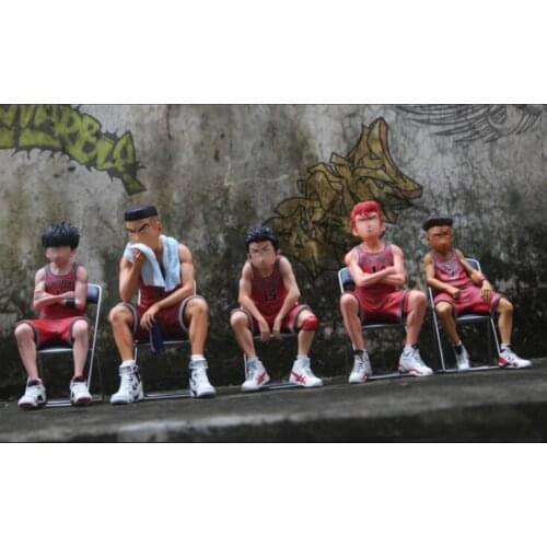 Japan Anime SLAM DUNK Rukawa Kaede Hanamichi Sakuragi on Chairs Figure Model Toys