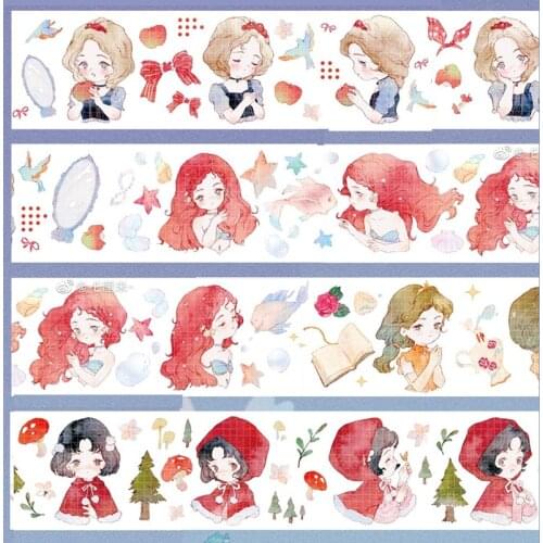 1 Loop Childlike Innocence Cute Girl Kawaii Washi Tape Pet Characters