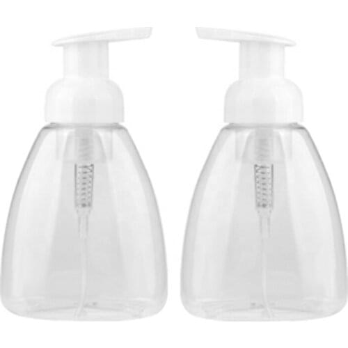 10Pcs 300ml foaming soap pump bottle,clear lotion mousses