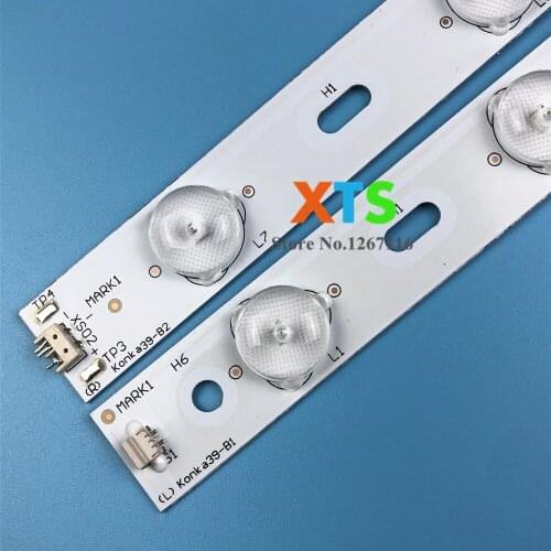 120pieces/lot LED backlight strip for LED39E330CE LED40F3300DC LED40F3300C 35017105 35017106 35016696 35016697