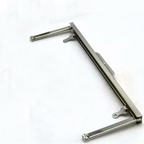 20cm Nickel finish Antique Bronze Square Metal Purse Frame Handle for Clutch Bag Accessories Kiss Clasp