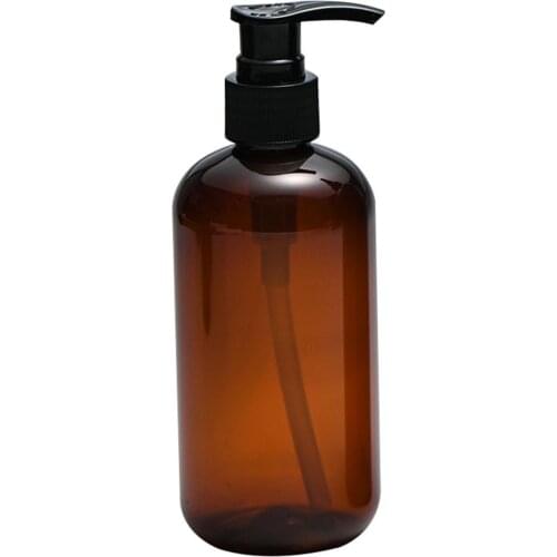 250/500ml Brown Bath Shampoo Storage BottleLiquid Lotion Travel Storage Bottle Organizer Shampoo Cosmetic Liquid Soap Dispenser