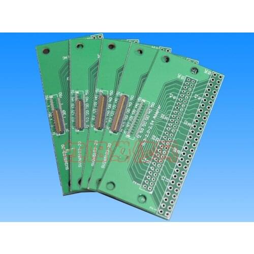 5pcs Conversion Card 31 39 45P 51PIN 0.3MM spacing for FPC LVDS MIPI LCD touch screen flat cable pinboard adapter plate PCB