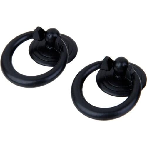 8pcs Antique Dresser Knobs Pull Ring Drawer Knob Cabinet Door Rings Handle