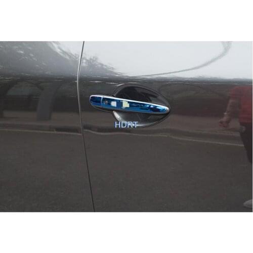 For Mazda CX-5 CX-8 2018 2019 2020 2021 8pcs Car Carbon Fiber handle Protective Cover Door Handle Outer Bowls Trim Accessory