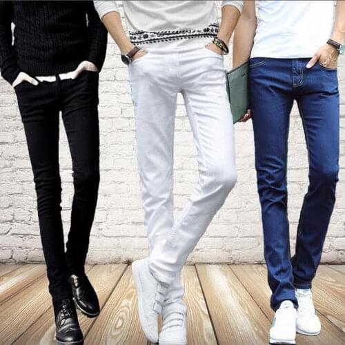 High quality 2020 fashion slim Fit Casual hip hop Casual jeans men denim streetwear teenagers Pencil Pants jean homme