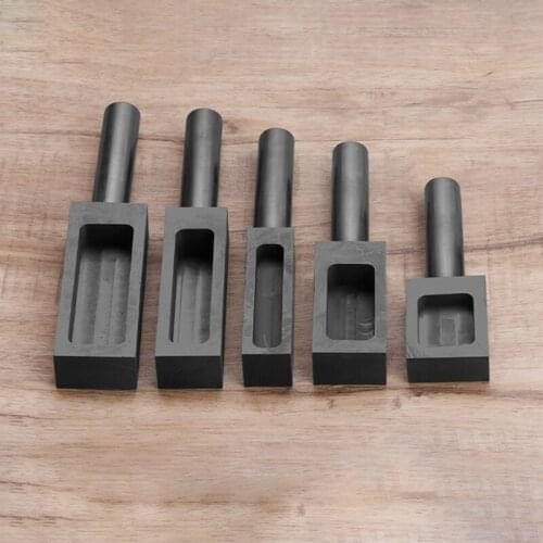 Graphite Oil Tank Mold High Temperature Resistant Gold Silver Copper Aluminum Bar Gold Smelting Processing Crucible