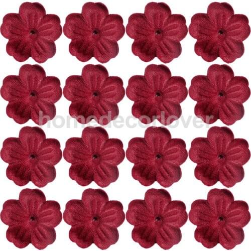 100 Pieces Artificial Simulation Flower Petals for DIY Crafts Dark Red