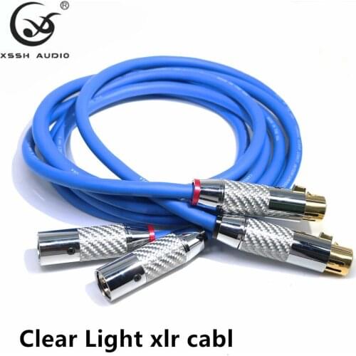 XSSH Hifi XlR Cable High Quality Copper and Gold-plated 2XLR Male to Female RCA Audio Cable