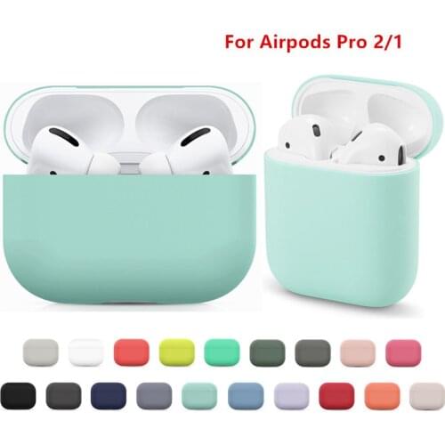 Kjoew Cases For Apple Airpods Case 1/2 cute Protective Wireless Soft Silicone Earphone Cover Apple Air Pod Pro case airpods