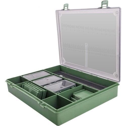 Fishing Tackle Boxes, Transparent Fish Tackle Storage with Adjustable Dividers, Waterproof Plastic Box Organizer