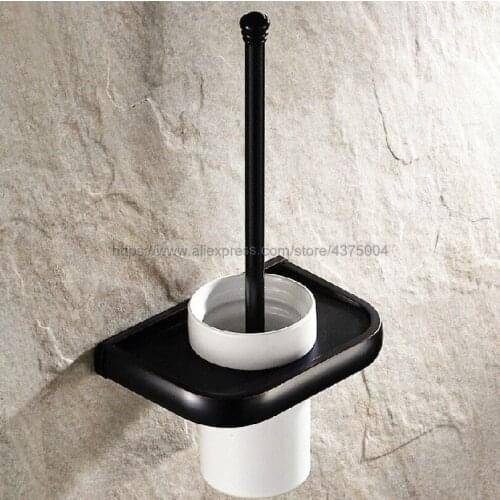Bathroom Black Oil Rubbed Brass Toilet Brush Holder, Toilet brush Bathroom Products Bathroom Accessories Nba196