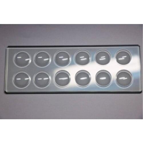 Microscope Slides 5mm Thickness 12 Concave Cavity 12 Well 5 x 50 x 140mm