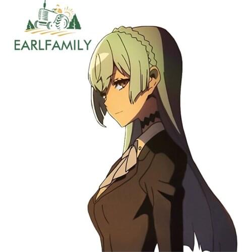 EARLFAMILY 13cm x 8.8cm for Noriko Kiznaiver Auto Decal DIY Custom Printing Personality Creative Car Stickers Vinyl Decoration