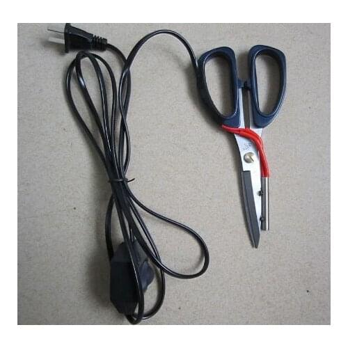 1pcs Electric Heating tailor scissors Power hot shears knife heated pen working indicator for cloth cutting