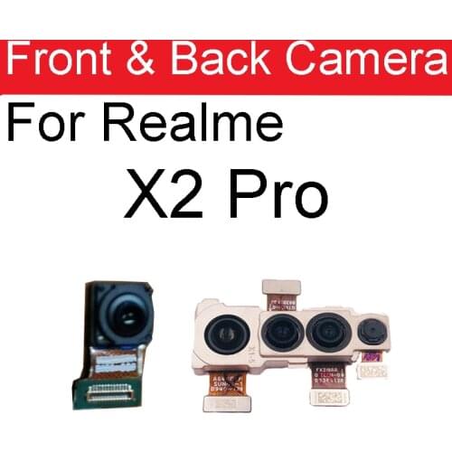 Front & Back Camera For Realme X2 Pro RMX1931 Small Facing & Rear Main Camera Connector Module Flex Cable Replacement Parts